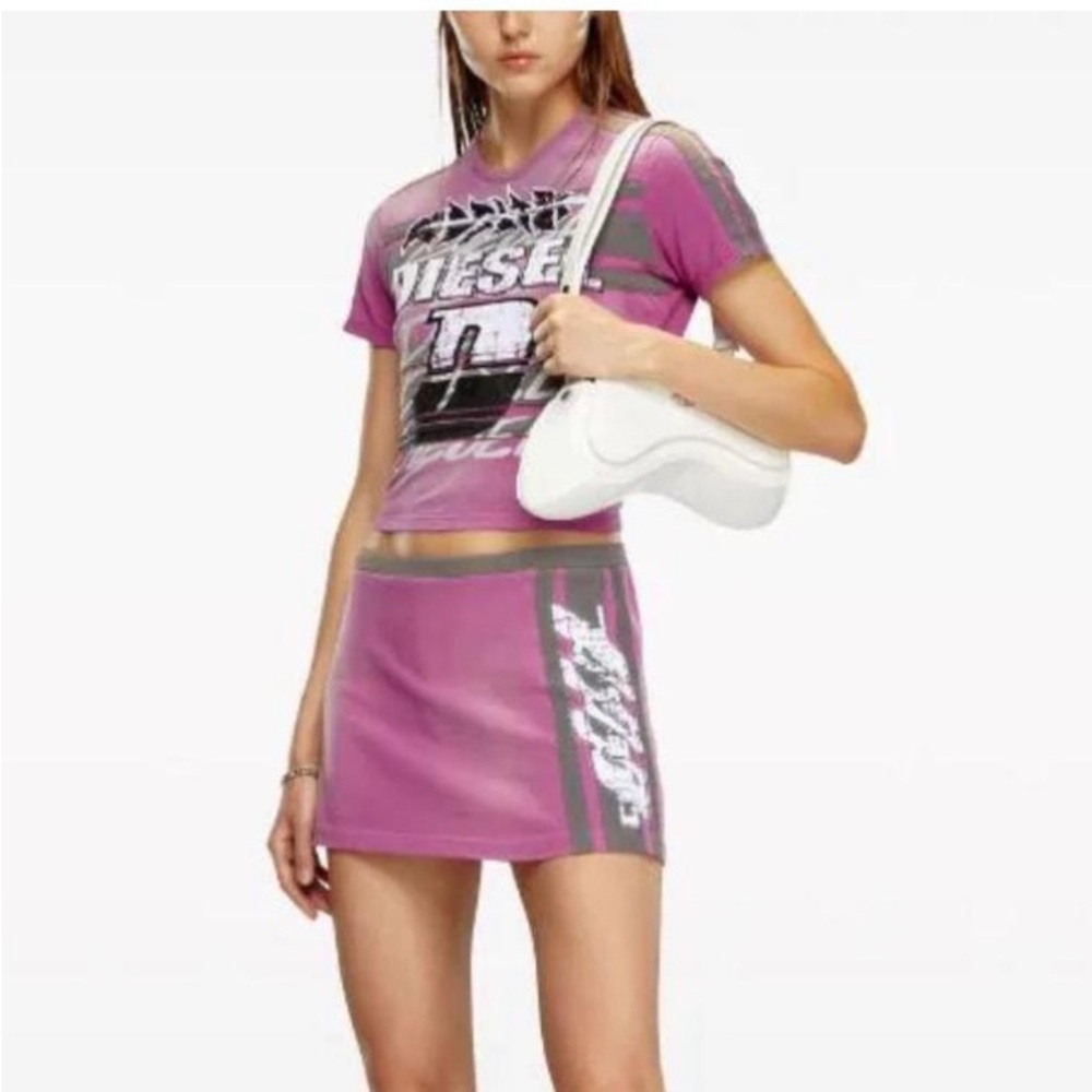 Stylish Pink Mini Skirt